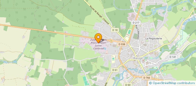 localisation de l'entreprise SCI GRANGES  BAUGE-EN-ANJOU