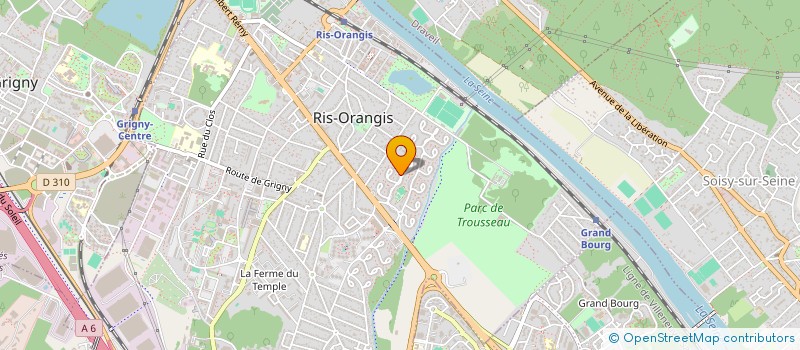 localisation de l'entreprise SCI GRANGIER à RIS-ORANGIS