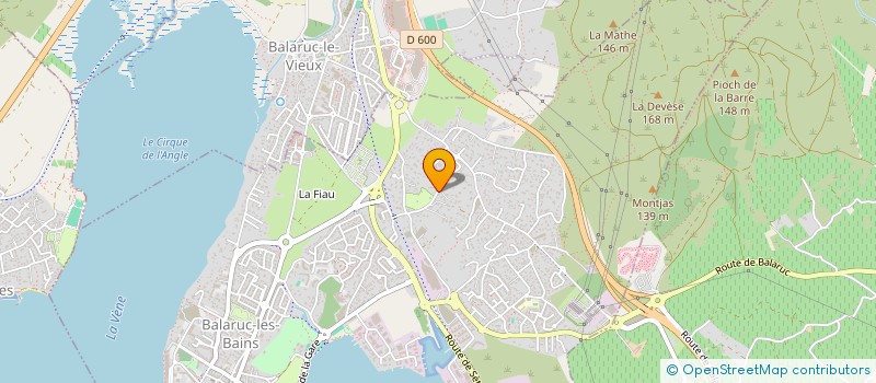 localisation de l'entreprise SCI GRANIER  BALARUC-LES-BAINS