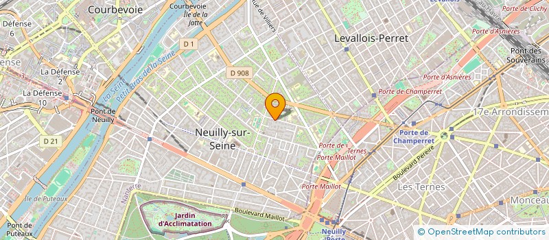 localisation de l'entreprise SCI GRANIER à NEUILLY-SUR-SEINE