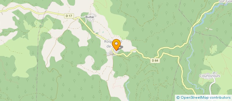 localisation de l'entreprise SCI GRANIT  ROQUEFORT-DE-SAULT