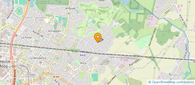 localisation de l'entreprise SCI GRANIT à VILLENEUVE-D'ASCQ