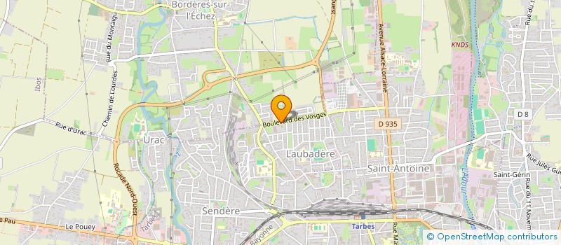 localisation de l'entreprise SCI GRANIT  TARBES