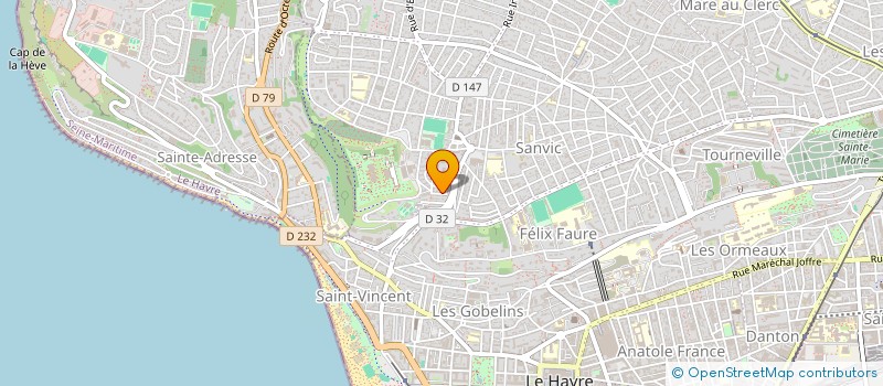 localisation de l'entreprise SCI GRANIT ET SABLE à LE HAVRE