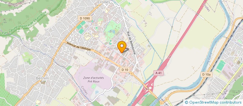 localisation de l'entreprise SCI GRANITE  CROLLES