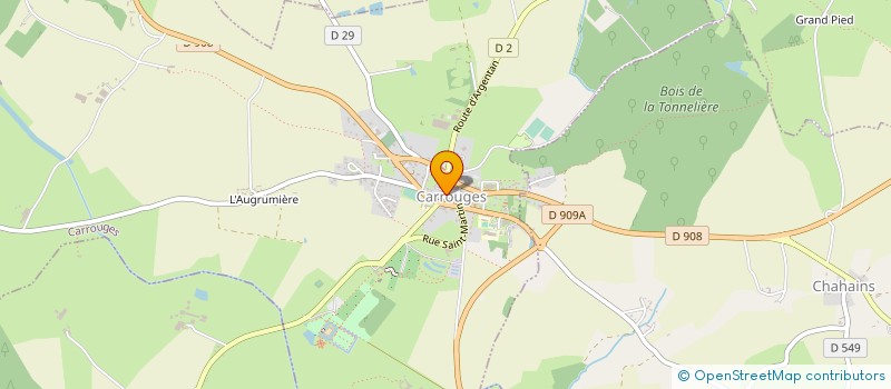 localisation de l'entreprise SCI GRANITE à CARROUGES