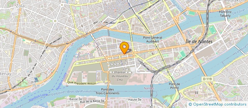 localisation de l'entreprise SCI GRANITE  NANTES