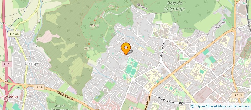 localisation de l'entreprise SCI GRANITICAR à THIONVILLE