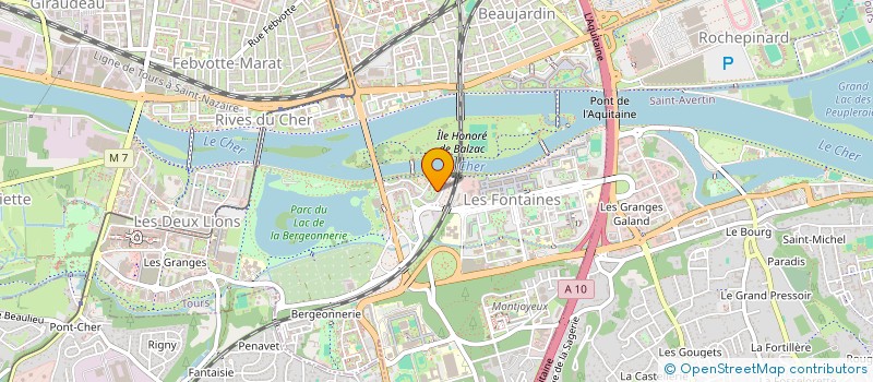 localisation de l'entreprise SCI GRANMON  TOURS