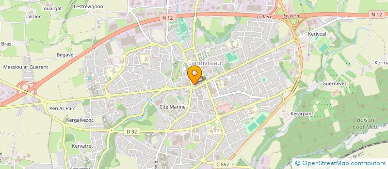 localisation de l'entreprise SCI GRANNEC  LANDIVISIAU