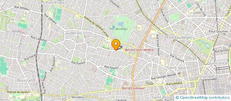 localisation de l'entreprise SCI GRANVEVIL  BORDEAUX