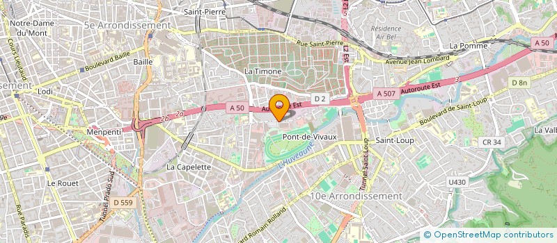 localisation de l'entreprise SCI GRANVIGNE à MARSEILLE
