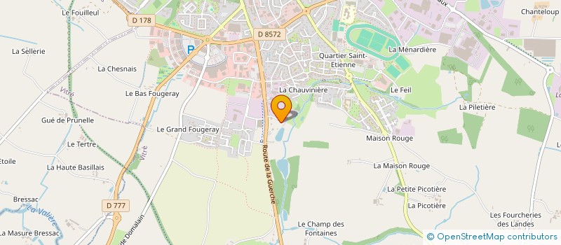 localisation de l'entreprise SCI GRANVILLA  VITRE