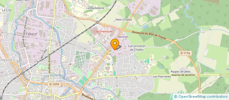 localisation de l'entreprise SCI GRANY à BOURG-EN-BRESSE