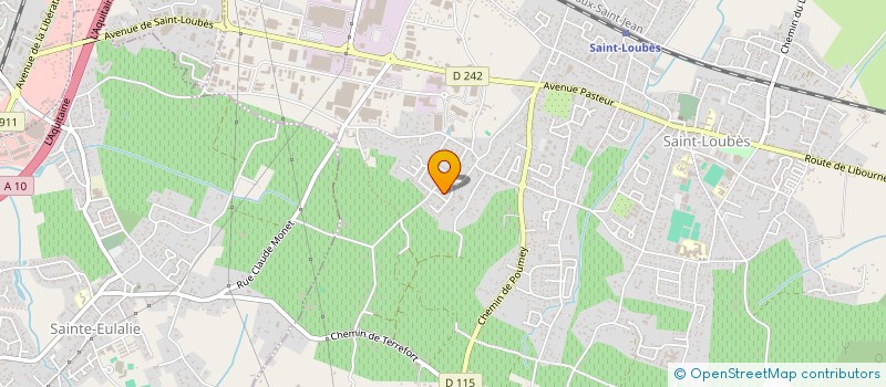 localisation de l'entreprise SCI GRAOUM  SAINT-LOUBES