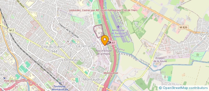 localisation de l'entreprise SCI GRAPH STUDY à TOULOUSE