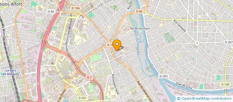localisation de l'entreprise SCI GRAPHEA à CRETEIL