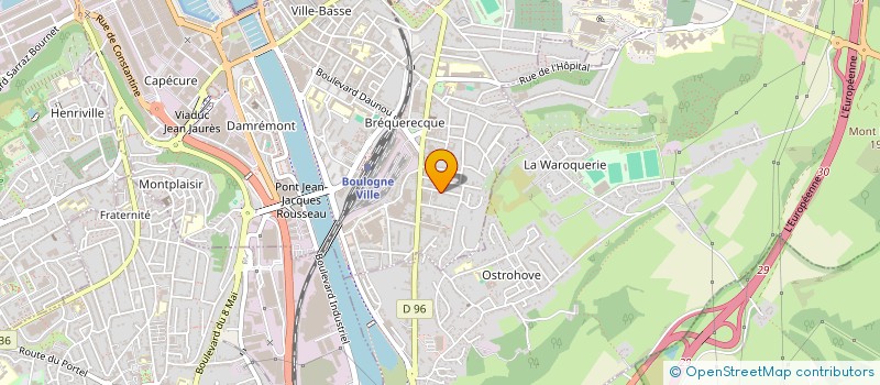 localisation de l'entreprise SCI GRAPHIBAT  BOULOGNE-SUR-MER