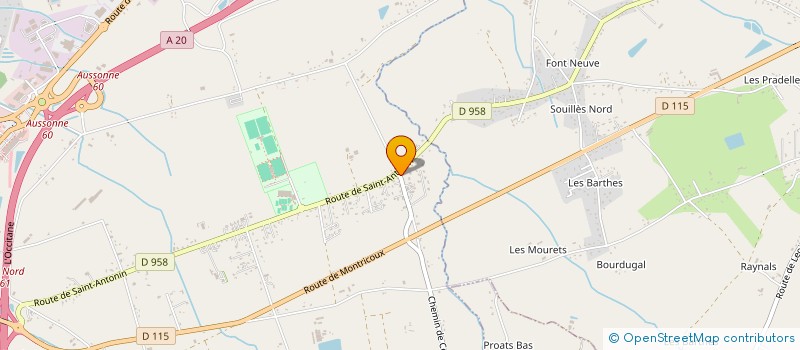 localisation de l'entreprise SCI GRAPHIQUE  MONTAUBAN