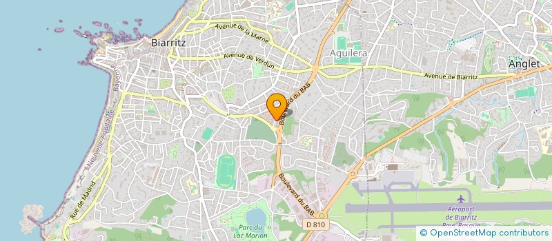 localisation de l'entreprise SCI GRAPI à BIARRITZ