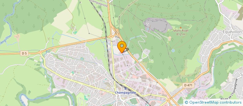 localisation de l'entreprise SCI GRAPPE  CHAMPAGNOLE