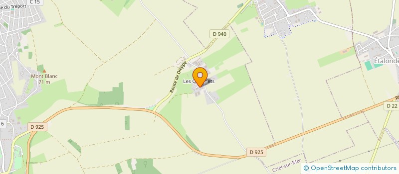 localisation de l'entreprise SCI GRASMERE  CRIEL-SUR-MER