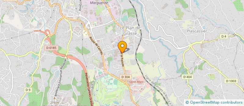 localisation de l'entreprise SCI GRASSE 2000 à GRASSE