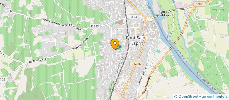 localisation de l'entreprise SCI GRASSE  PONT-SAINT-ESPRIT