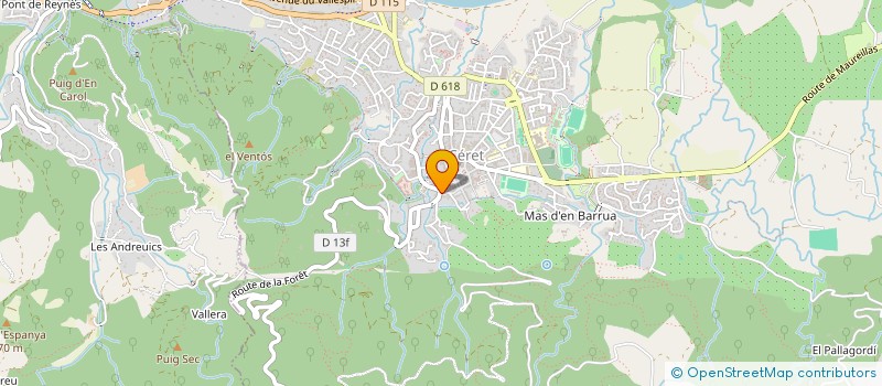 localisation de l'entreprise SCI GRASSIN  CERET