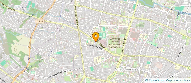 localisation de l'entreprise SCI GRATIANE 14 à PAU