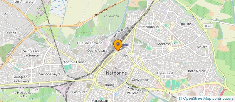localisation de l'entreprise SCI GRATINETTE à NARBONNE