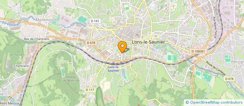 localisation de l'entreprise SCI GRATITUDE  LONS-LE-SAUNIER