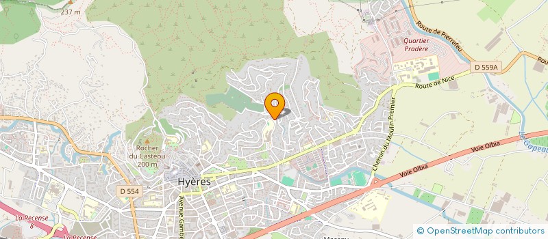 localisation de l'entreprise SCI GRATTAROLA à HYERES