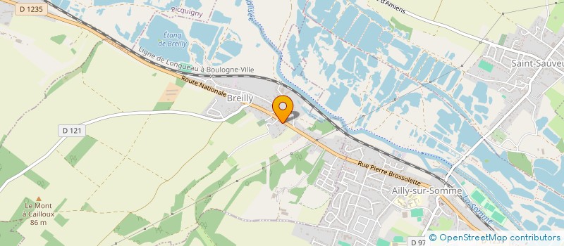 localisation de l'entreprise SCI GRATTE CIEL  BREILLY