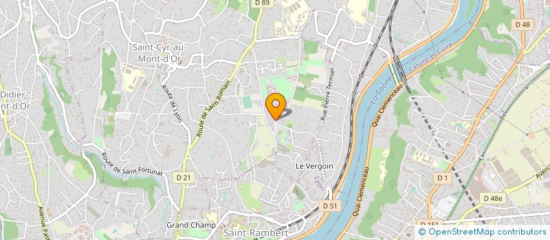 localisation de l'entreprise SCI GRATTLINGER  SAINT-CYR-AU-MONT-D'OR