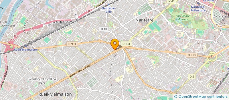 localisation de l'entreprise SCI GRAUBY-VENERONI  NANTERRE