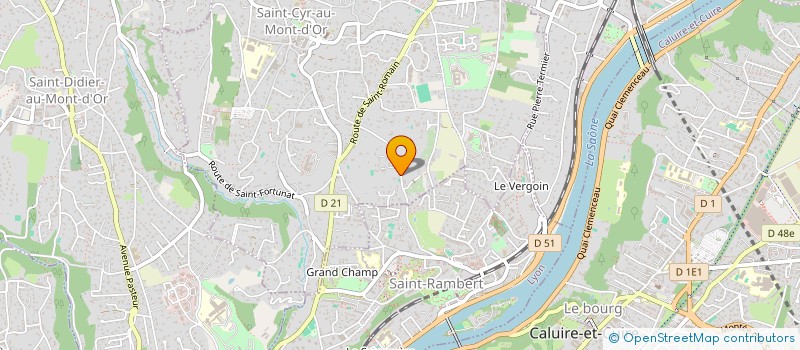 localisation de l'entreprise SCI GRAVE  SAINT-CYR-AU-MONT-D'OR