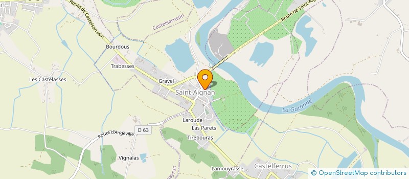 localisation de l'entreprise SCI GRAVEL à SAINT-AIGNAN