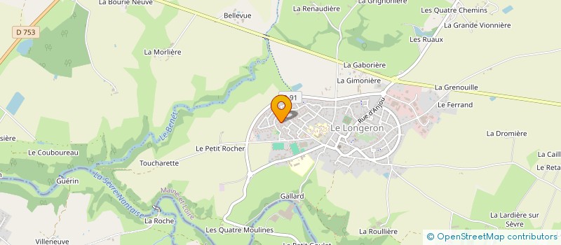 localisation de l'entreprise SCI GRAVELEAU à SEVREMOINE