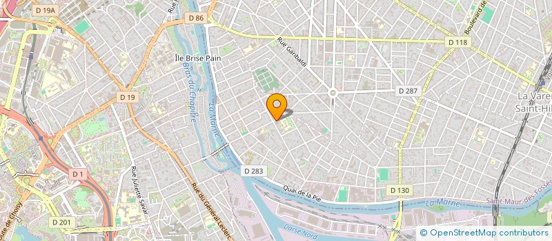 localisation de l'entreprise SCI GRAVELEN à SAINT-MAUR-DES-FOSSES