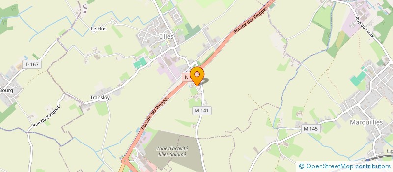 localisation de l'entreprise SCI GRAVELIN  ILLIES