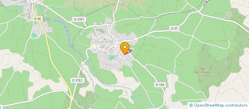 localisation de l'entreprise SCI GRAVI  QUARANTE