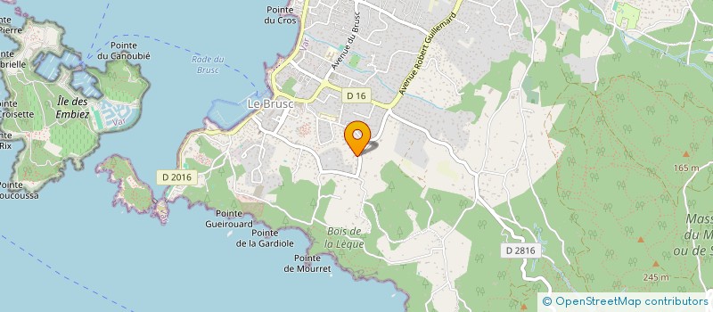 localisation de l'entreprise SCI GRAVIR à SIX-FOURS-LES-PLAGES