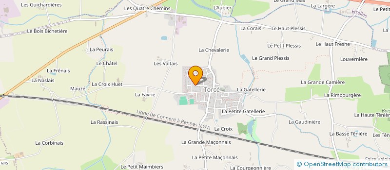 localisation de l'entreprise SCI GRAVOT  TORCE