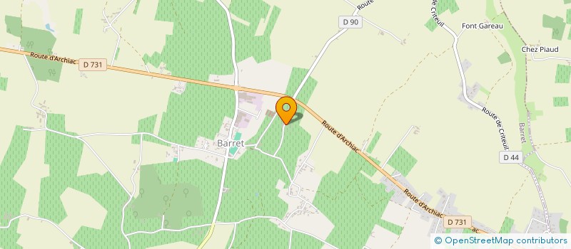 localisation de l'entreprise SCI GRAVOUILLE à SAINT-BONNET