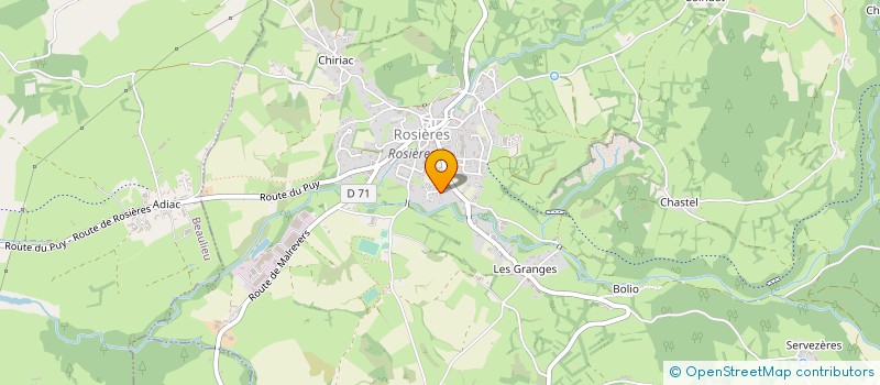 localisation de l'entreprise SCI GRAVY  ROSIERES