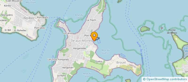 localisation de l'entreprise SCI GRAZ  ILE-AUX-MOINES