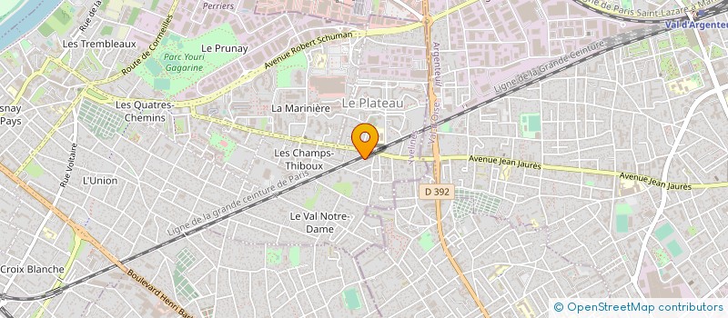 localisation de l'entreprise SCI GRAZIELLA  SARTROUVILLE