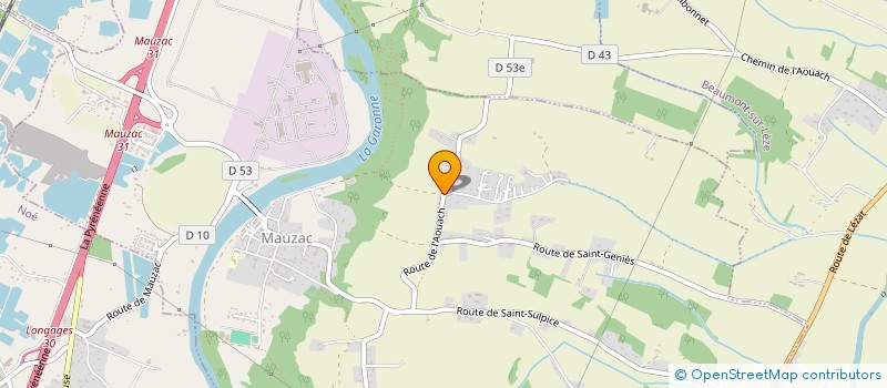 localisation de l'entreprise SCI GRAZZIELLA  LE FAUGA