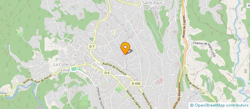 localisation de l'entreprise SCI GRB SAVIOTTI à SAINT-PAUL-DE-VENCE